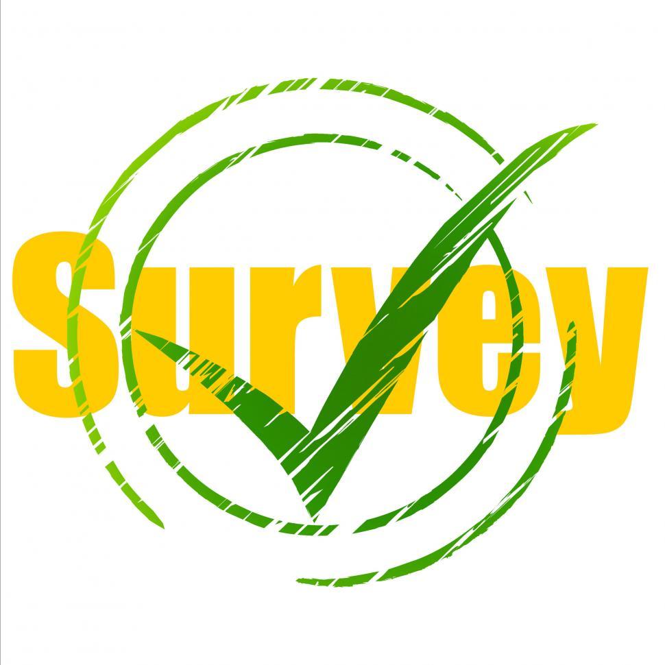 Free Image of Tick Survey Represents Yes Checkmark And Assessing 