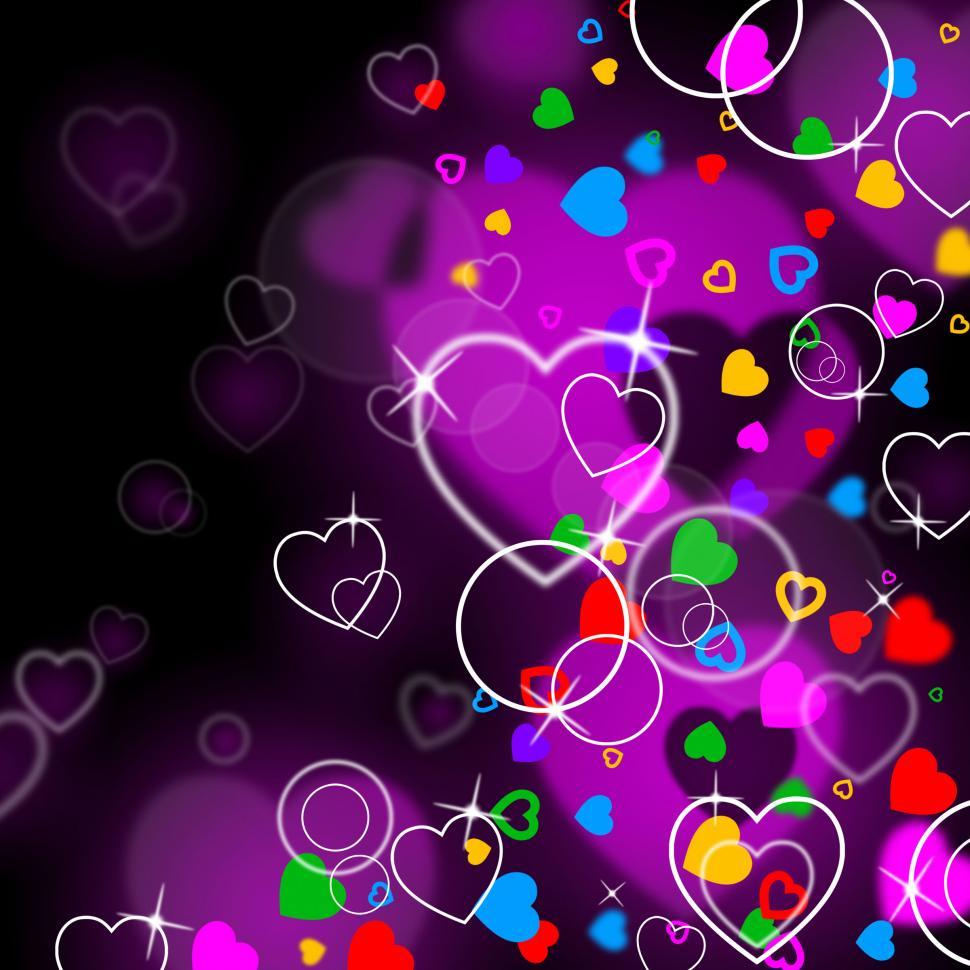 Free Image of Background Heart Indicates Valentine s Day And Abstract 