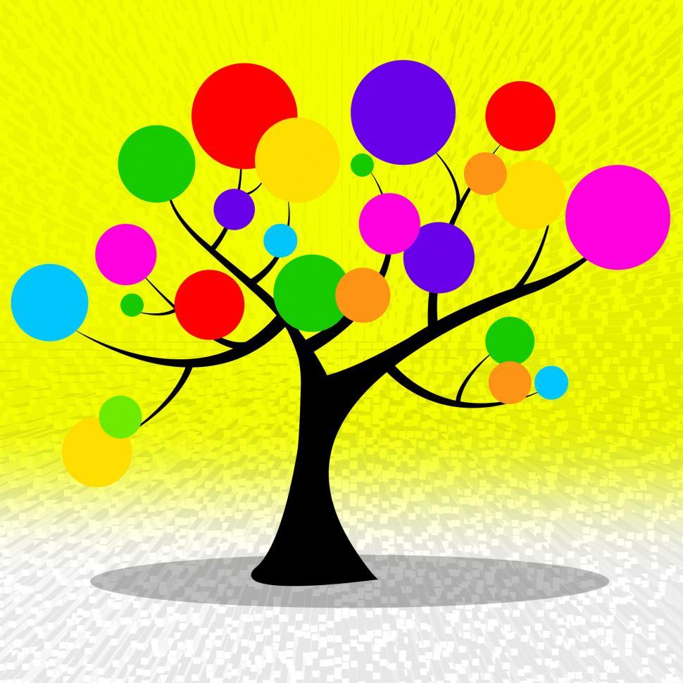 Free Image of Circles Tree Shows Ring Environmental And Yellow 