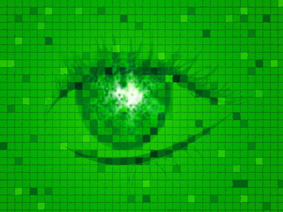 Free Image of Green Eye Represents Backdrop Design And Eyesight 