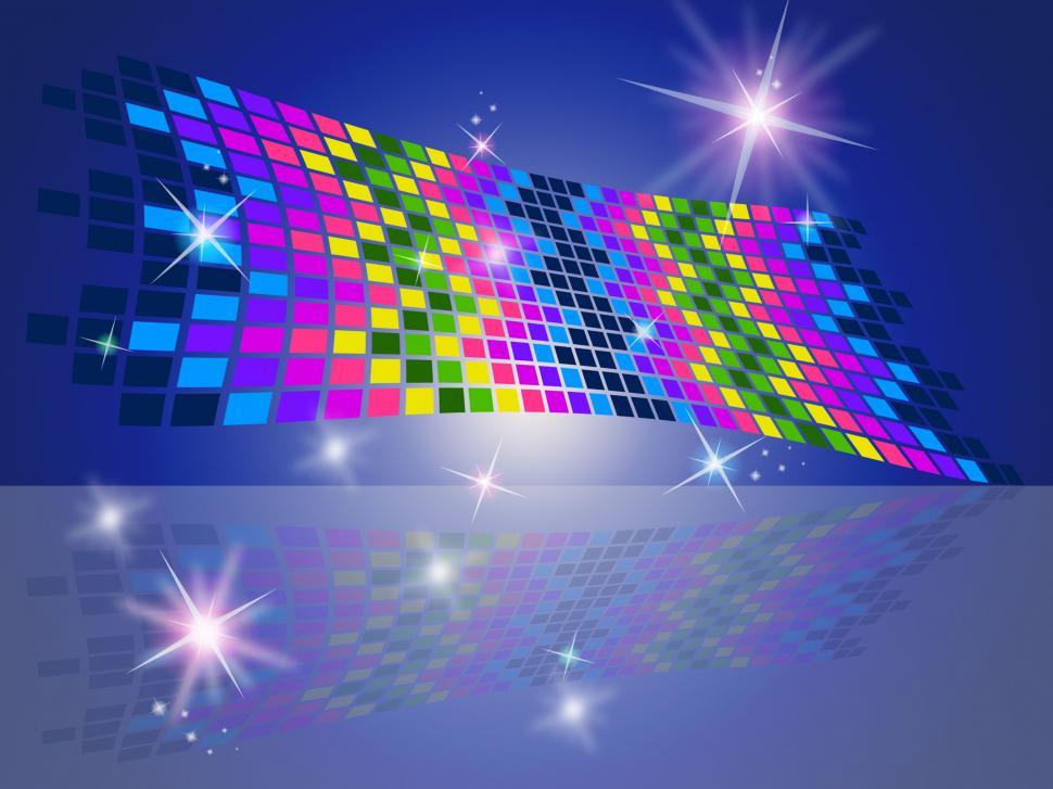 Free Image of Squares Pattern Represents Star Blocks And Decorative 
