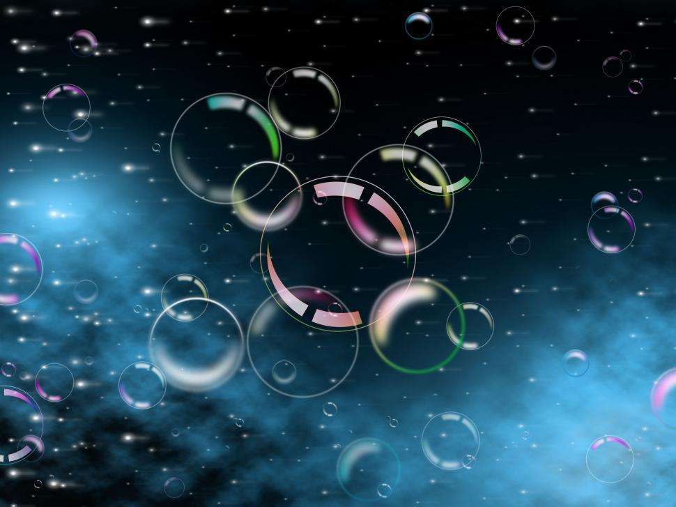 Free Image of Bubbles Background Indicates Light Burst And Design 