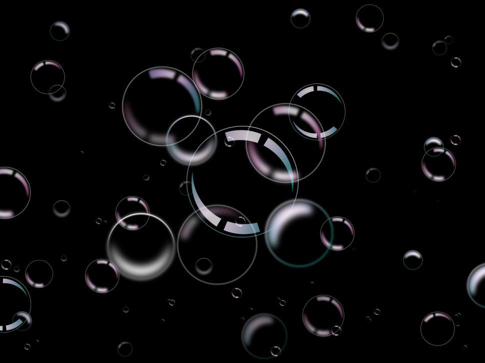 Free Image of Glow Bubbles Means Light Burst And Illuminated 