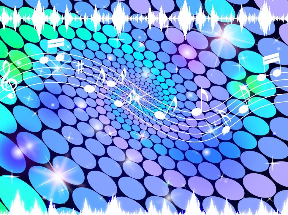 Free Image of Sound Wave Indicates Circles Backgrounds And Soundwave 