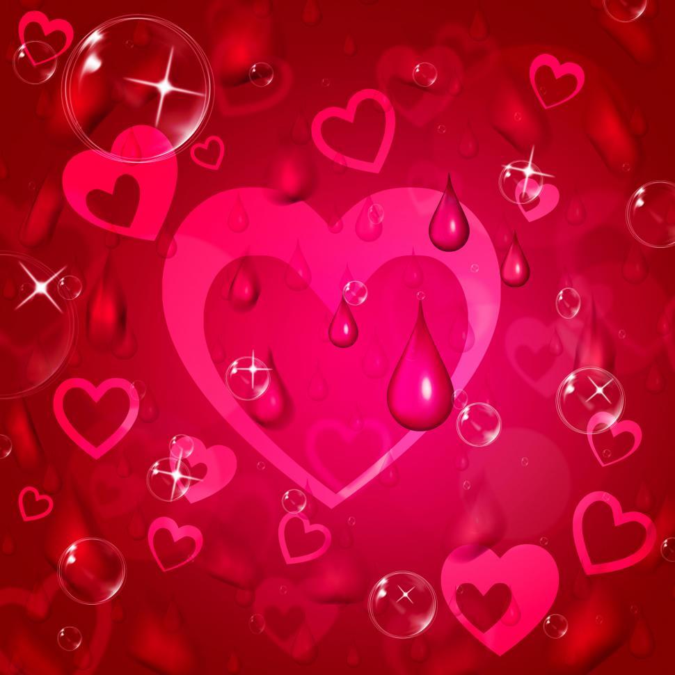Free Image of Red Background Represents Valentine Day And Affection 