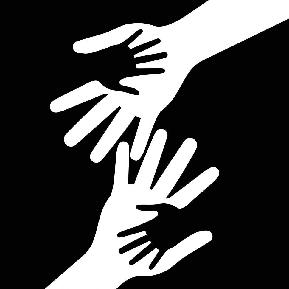 Free Image of Holding Hands Indicates Black Together And Kid 