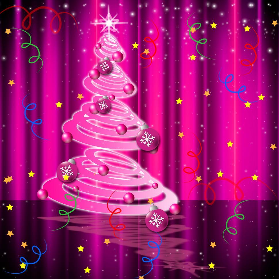 Free Image of Xmas Tree Means Christmas Ball And Decor 