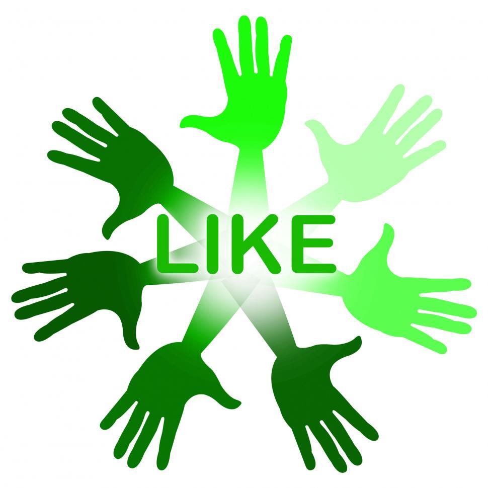 Free Image of Like Hands Indicates Social Media And Arm 