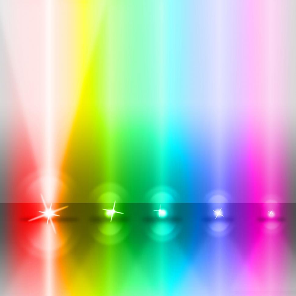 Free Image of Color Stage Shows Lightsbeams Of Light And Colorful 