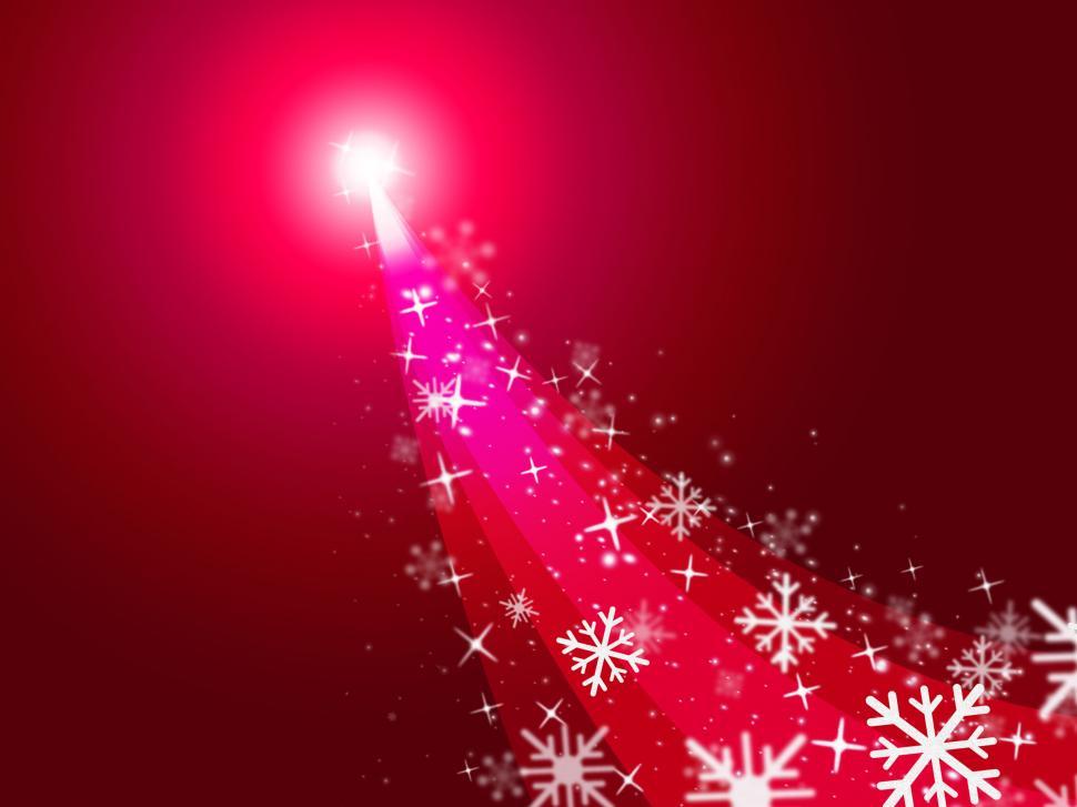 Free Image of Red Xmas Represents New Year And Celebrate 