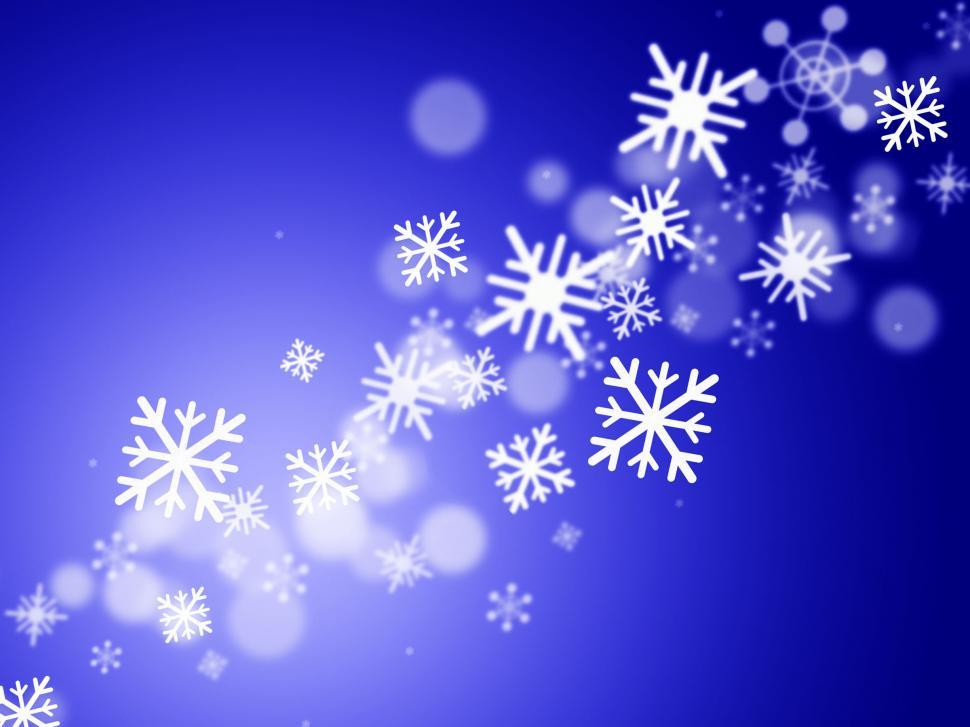 Free Image of Blue Bokeh Shows Ice Crystal And Celebrate 