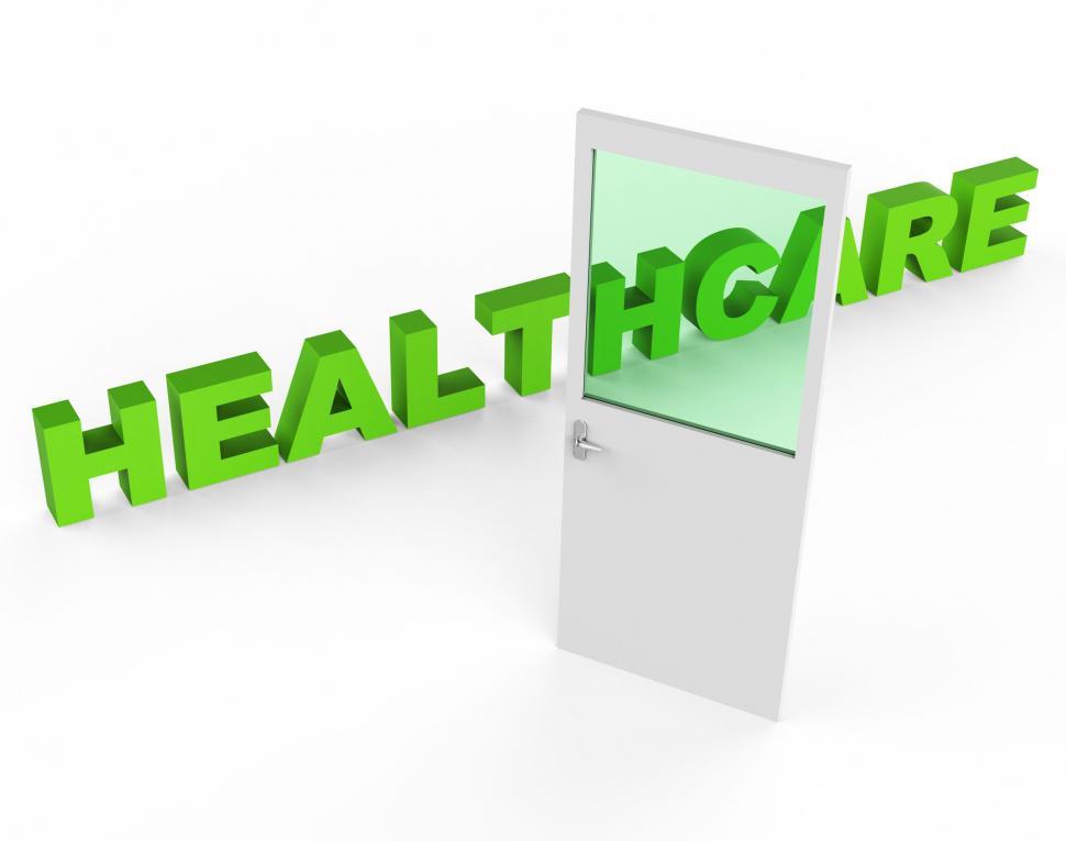 Free Image of Healthcare Door Means Preventive Medicine And Doctors 