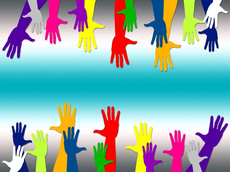 Free Image of Reaching Out Represents Hands Together And Arm 
