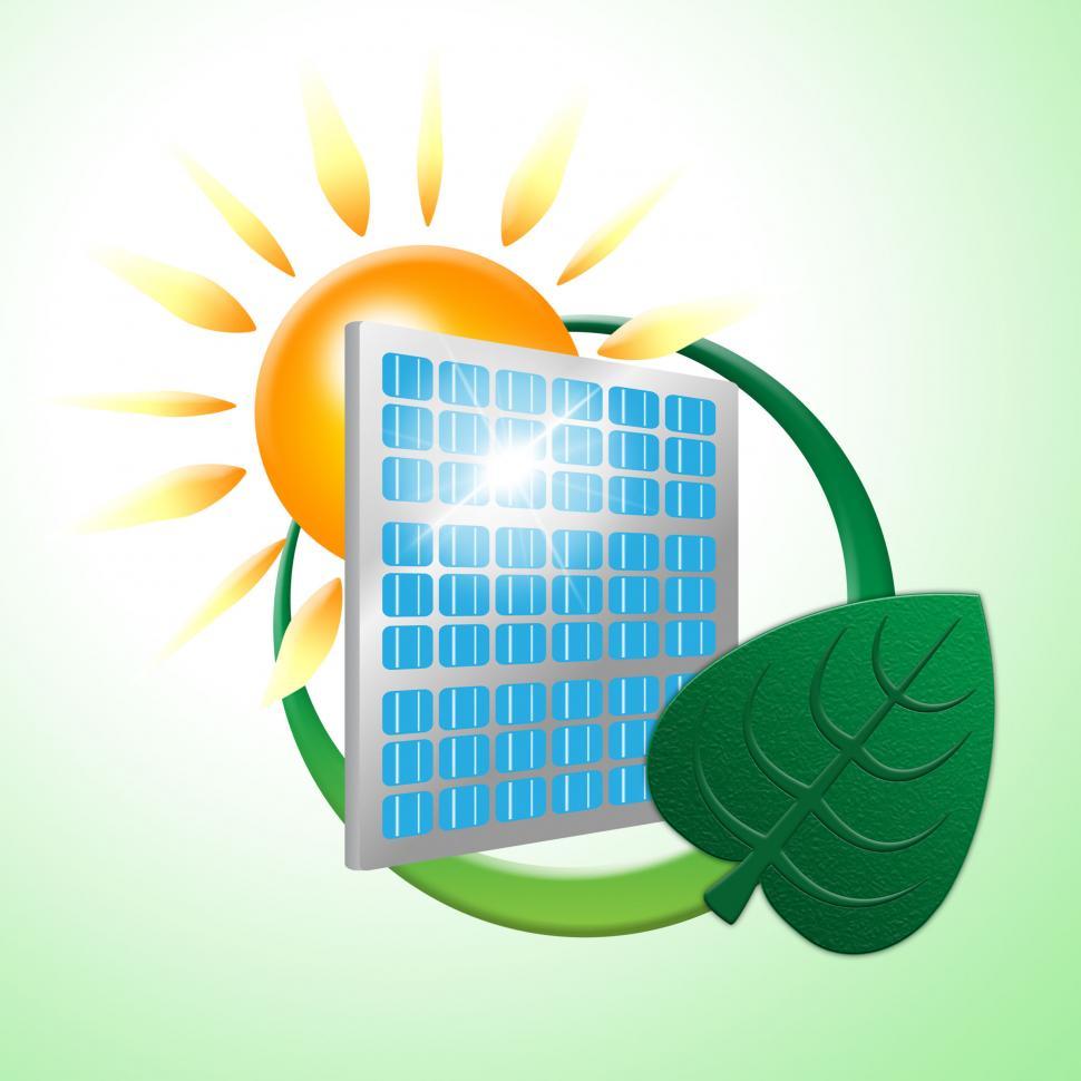 Free Image of Solar Panel Shows Alternative Energy And Environment 