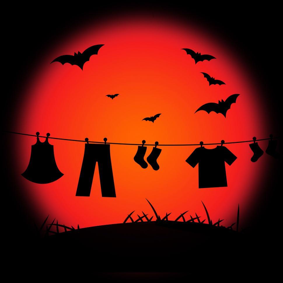 Free Image of Halloween Bat Represents Trick Or Treat And Abstract 