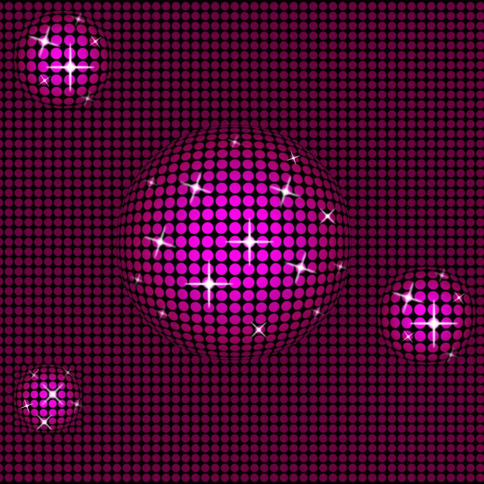 Download Free Stock Photo of Sphere Pink Indicates High Tech And Abstract 
