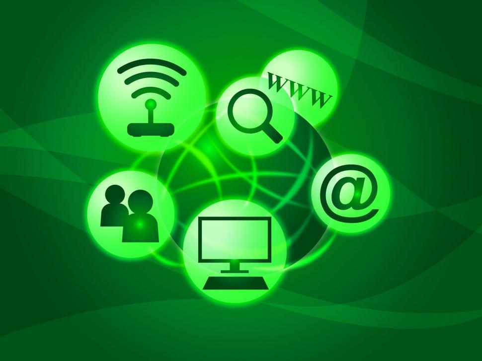Free Image of Social Media Represents World Wide Web And Communication 