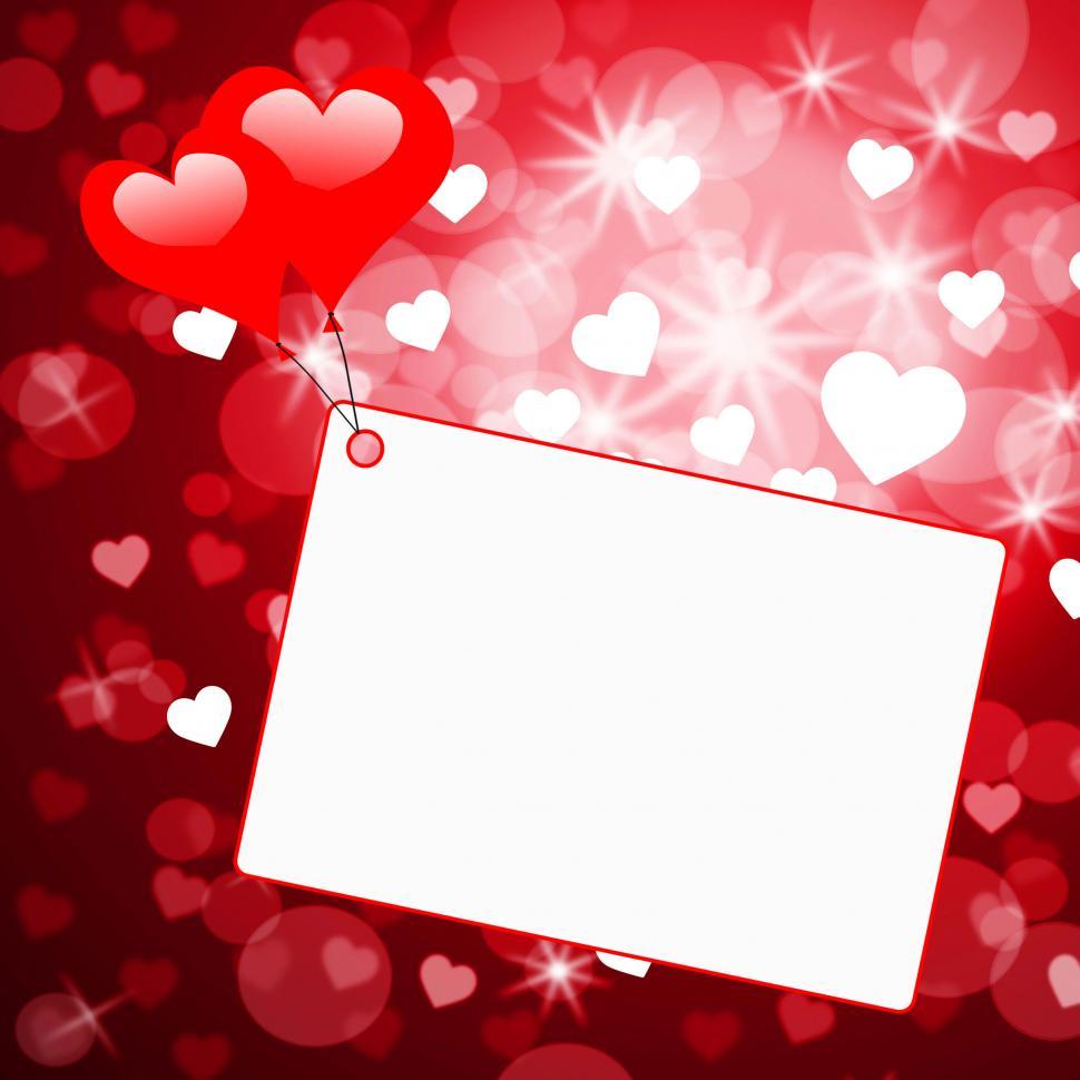 Free Image of Copyspace Tag Represents Valentine s Day And Card 