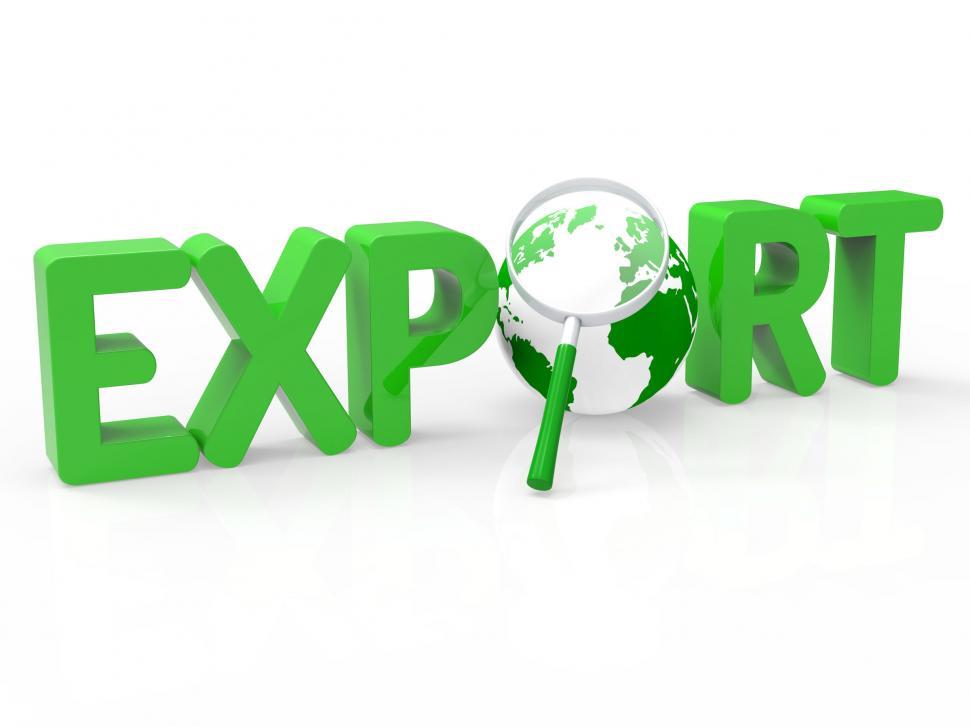 Free Image of Magnifier Export Represents Sell Overseas And Exportation 