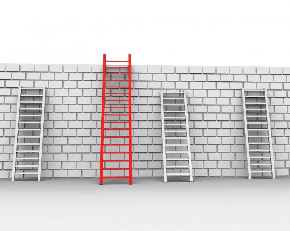 Free Image of Brick Wall Shows Chalenges Ahead And Brickwall 