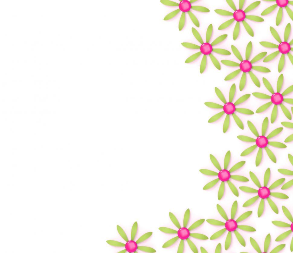 Free Image of Floral Copyspace Shows Blooming Blank And Bouquet 