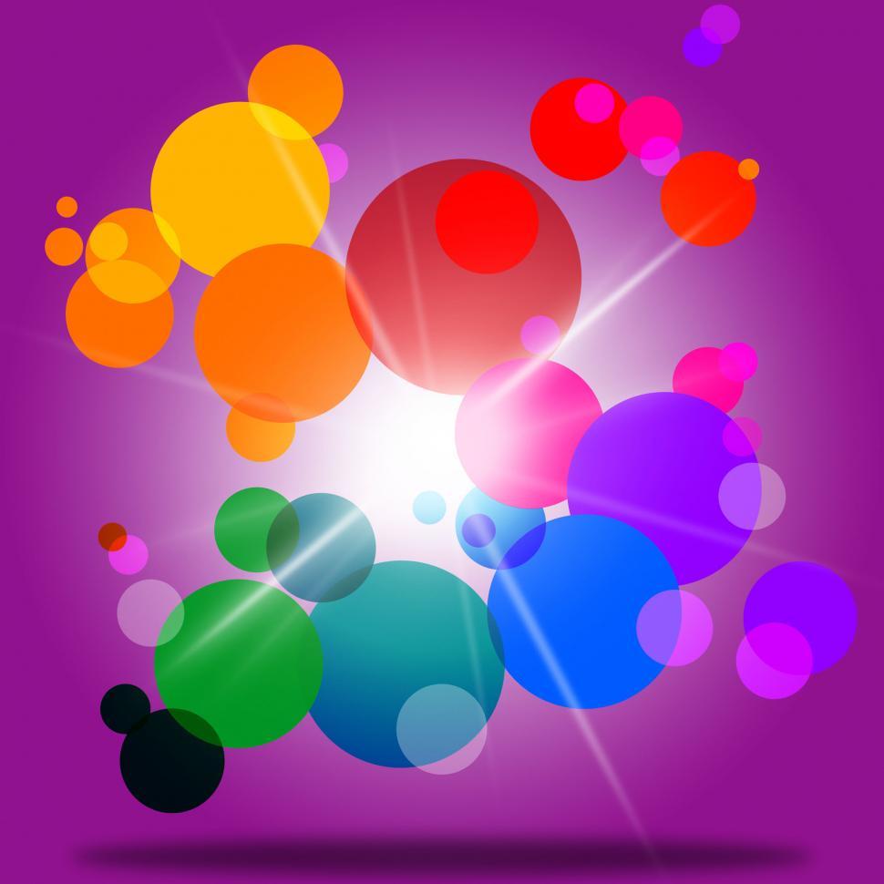 Free Image of Sphere Color Represents Bubble Ring And Abstract 