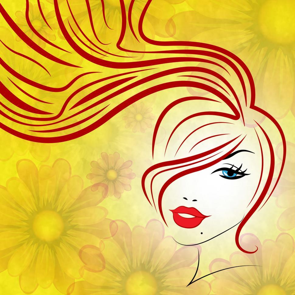 Free Image of Beauty Hair Represents Good Looking And Attractive 