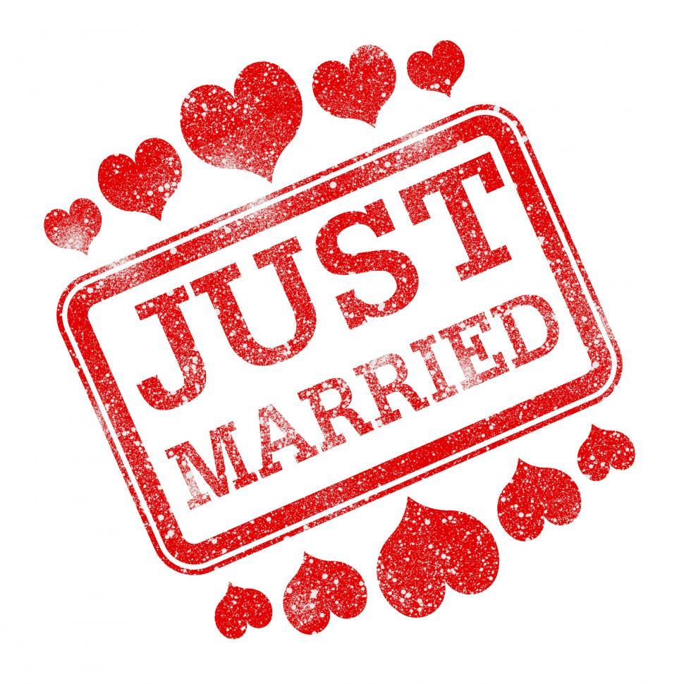 Free Image of Just Married Means Tenderness Devotion And Wed 