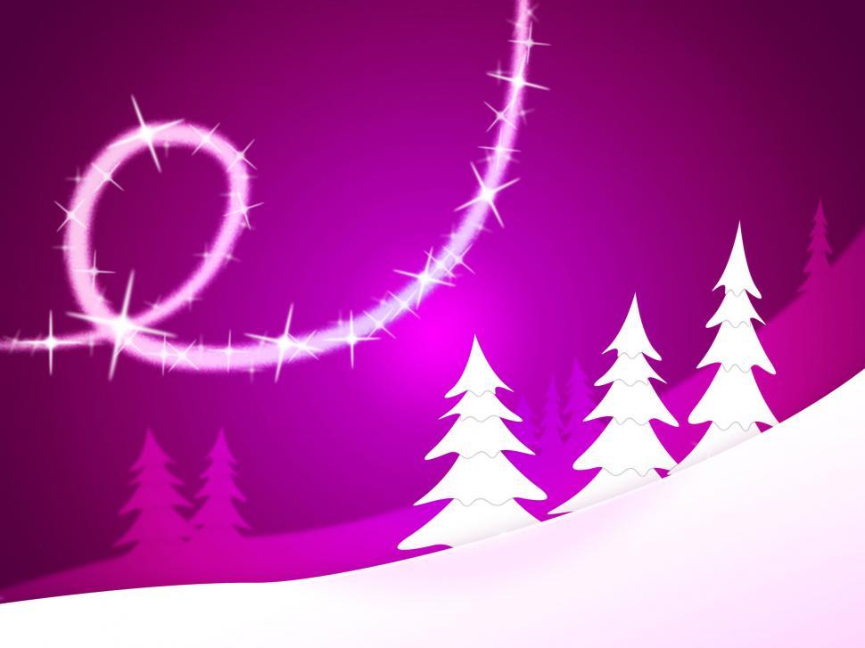 Free Image of Xmas Tree Represents New Year And Holiday 