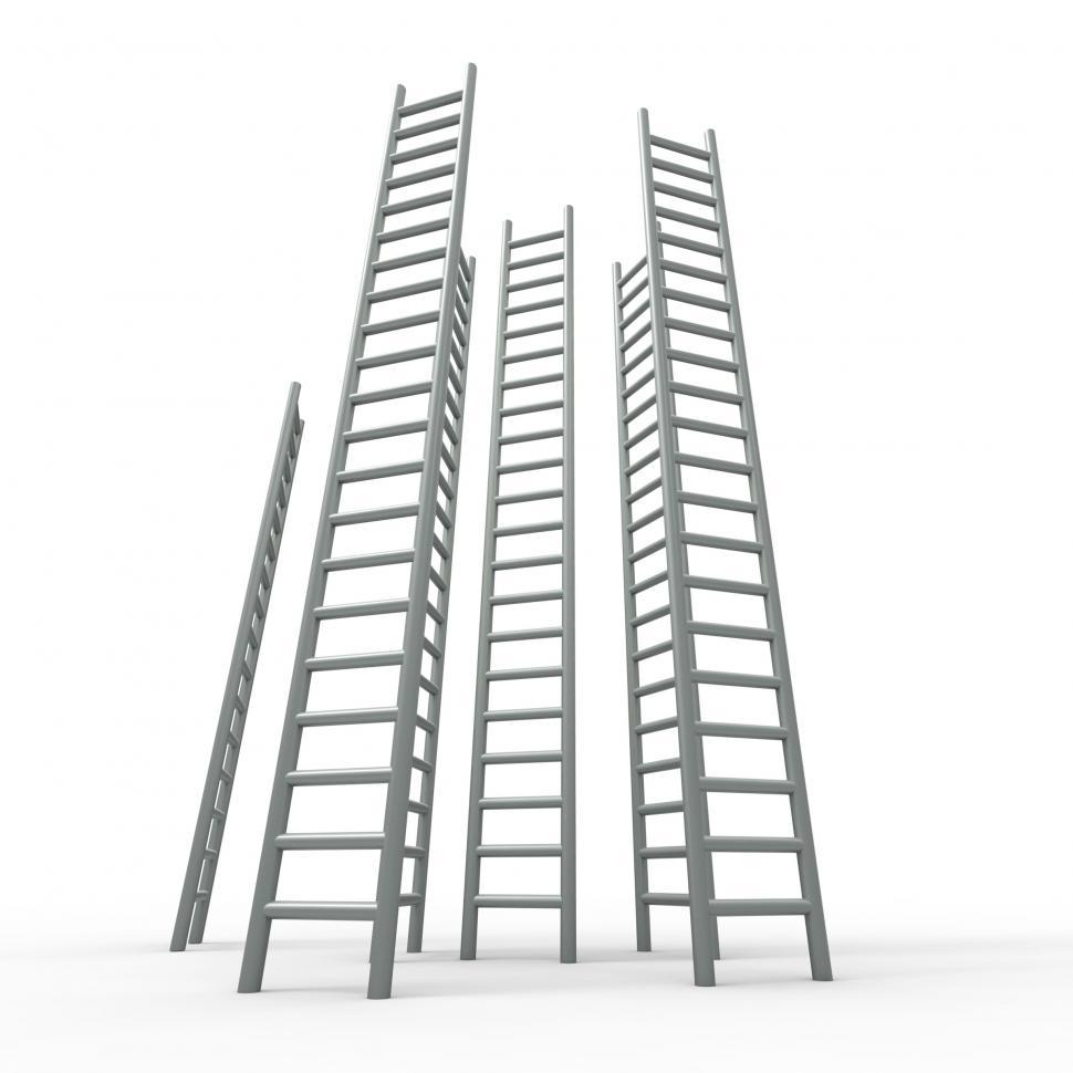 Free Image of Ladder Ladders Indicates Vision Raise And Growing 
