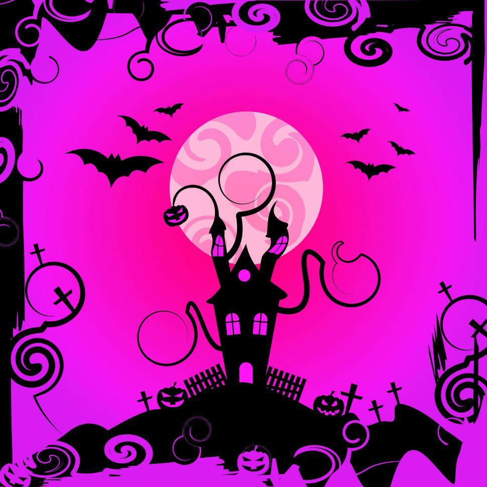 Free Image of Haunted House Means Trick Or Treat And Celebration 