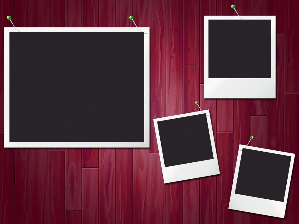 Free Image of Photo Frames Shows Empty Space And Copy 