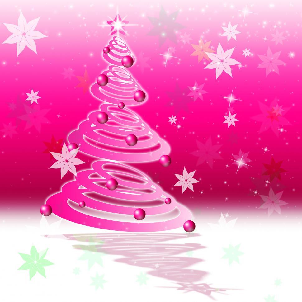 Free Image of Xmas Tree Means New Year And Celebrate 