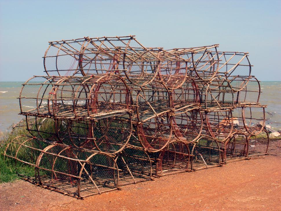 Free Image of Crustacean fishing traps 