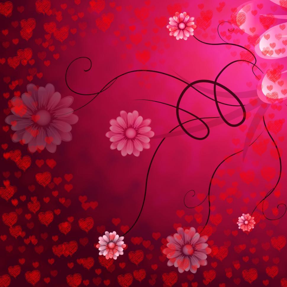 Free Image of Hearts Background Indicates Valentine Day And Affection 