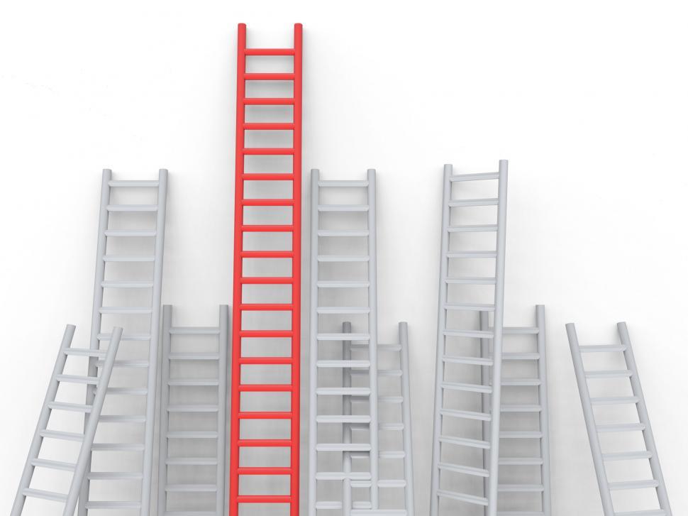 Free Image of Up Ladders Represents Overcome Obstacles And Blocked 