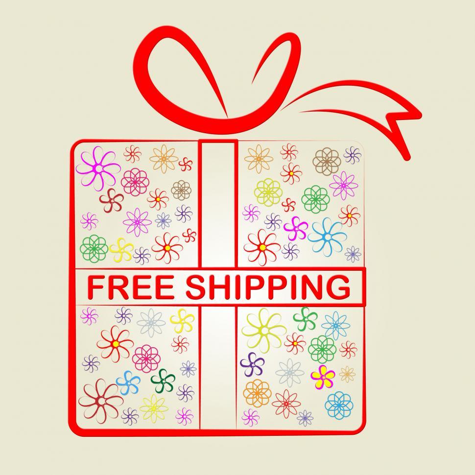 Free Image of Shipping Free Represents With Our Compliments And Consumer 