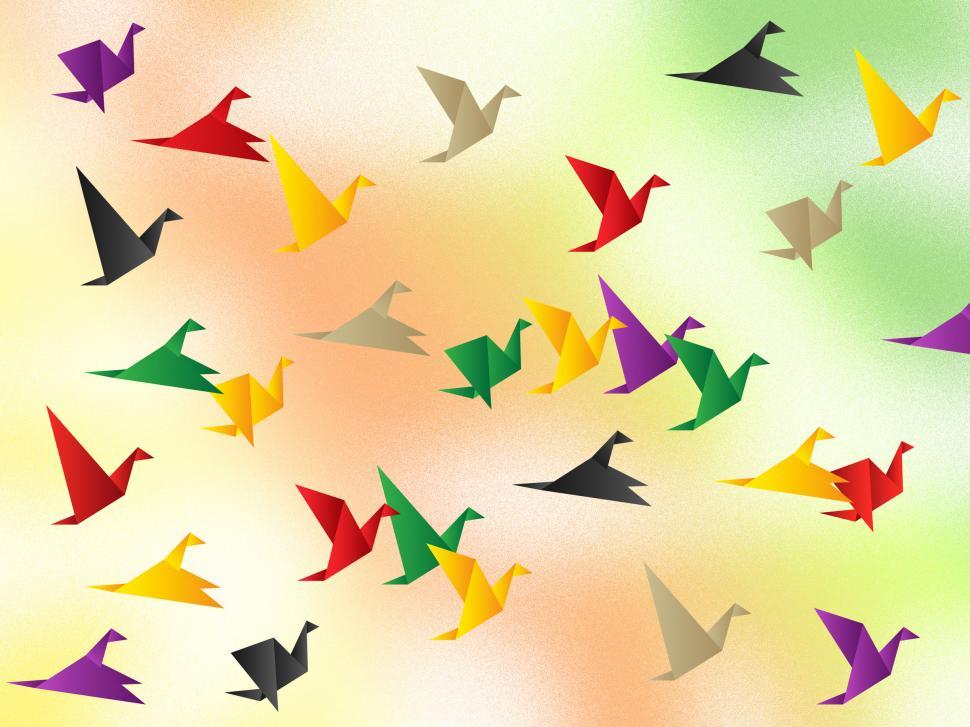 Free Image of Freedom Flying Shows Flock Of Birds And Escaped 