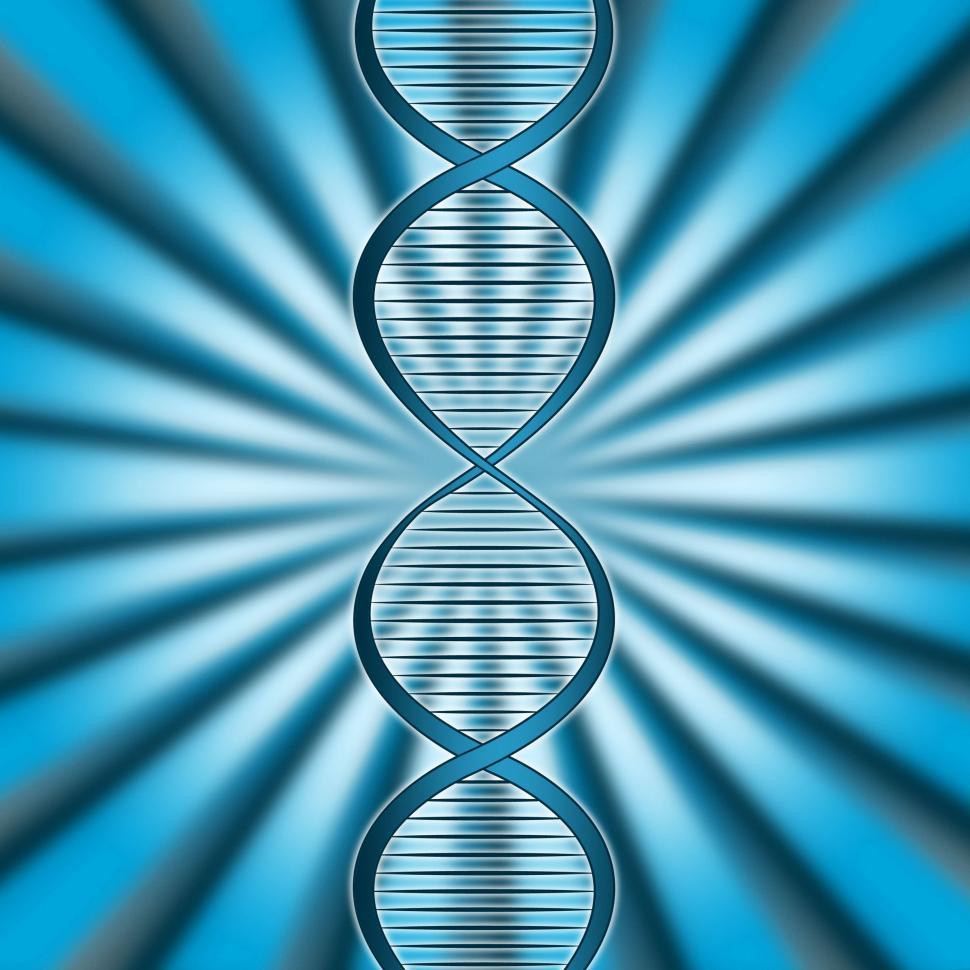 Free Image of Dna Rays Indicates Genetic Code And Beam 