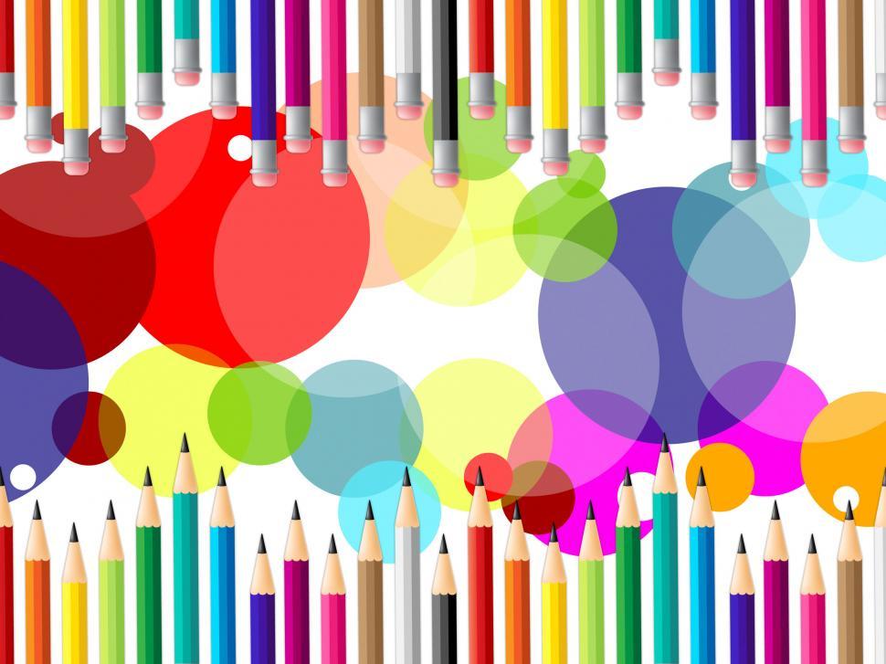 Free Image of Education Pencils Indicates Multicoloured Stationery And Schooli 