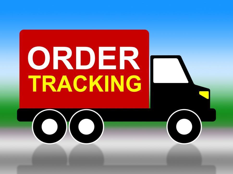 Free Image of Order Tracking Indicates Logistic Delivery And Moving 