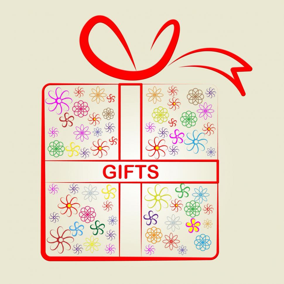Free Image of Giftbox Gifts Shows Giving Present And Celebrate 