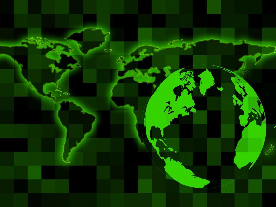Free Image of World Map Indicates Globalization Planet And Worldly 