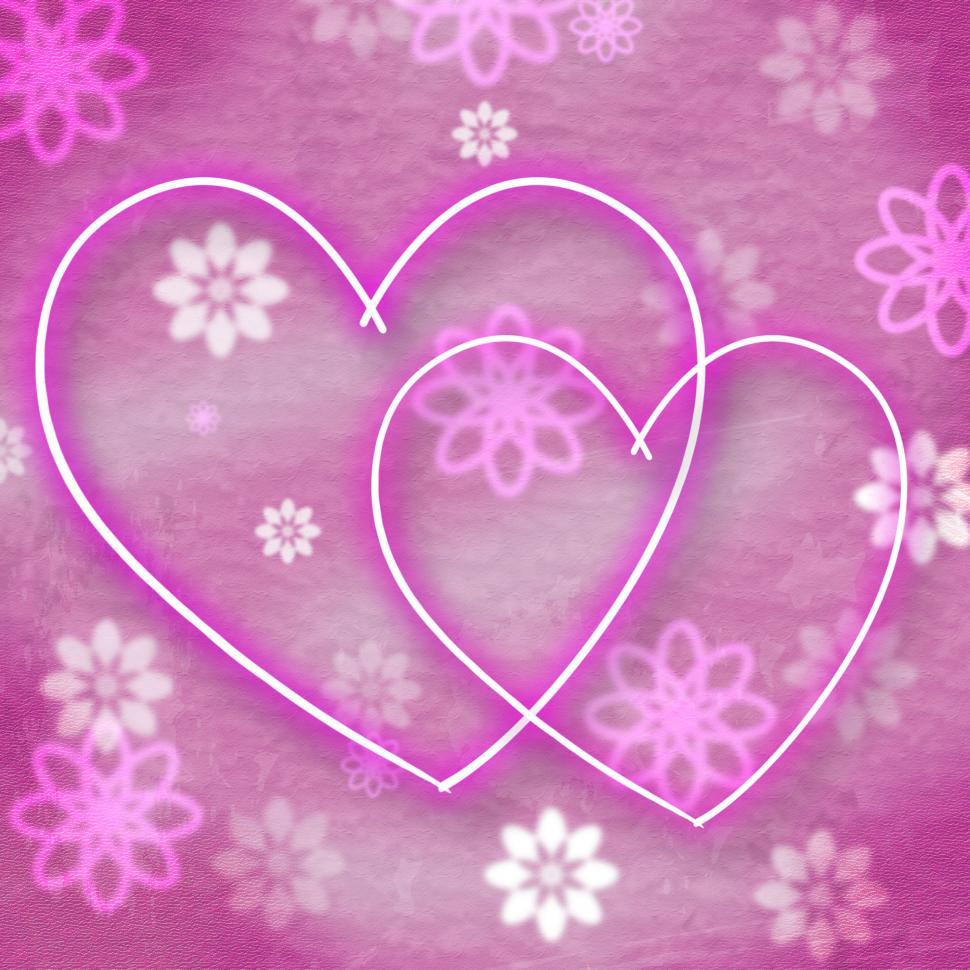 Free Image of Hearts Background Represents Valentines Day And Backdrop 