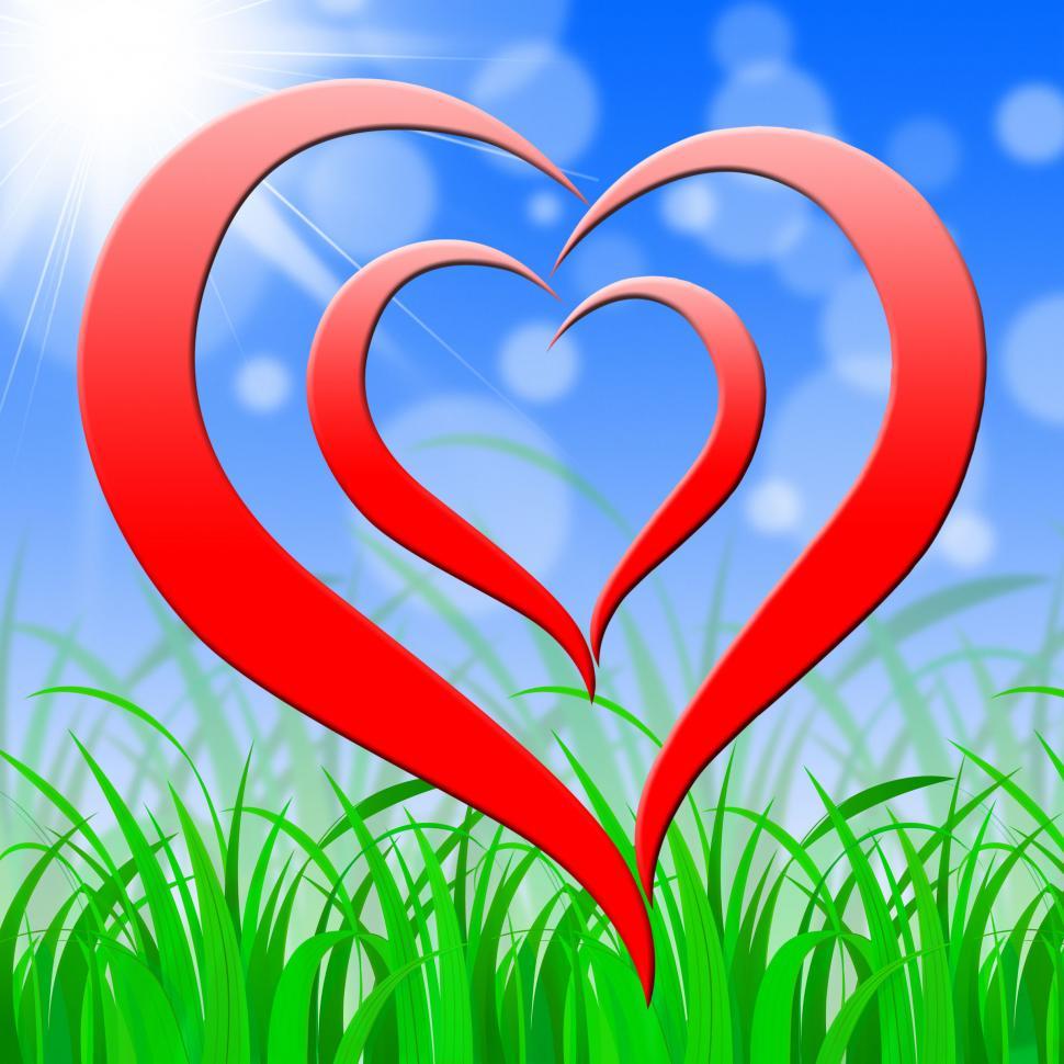 Free Image of Background Heart Shows Valentines Day And Backdrop 
