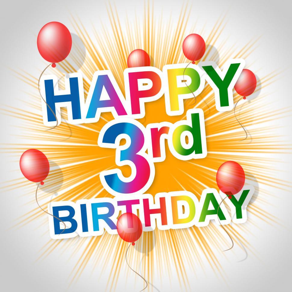Free Image of Happy Birthday Means Celebrations Greetings And Celebrate 