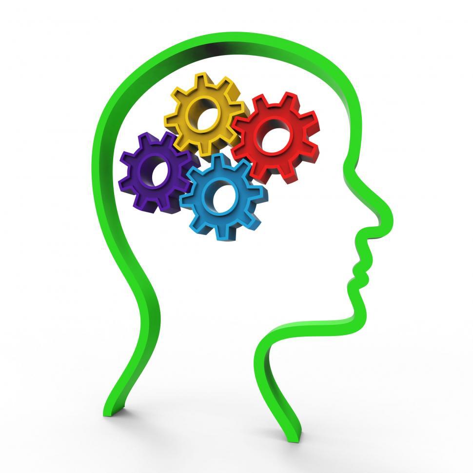 Free Image of Think Brain Represents Considering Thinking And About 
