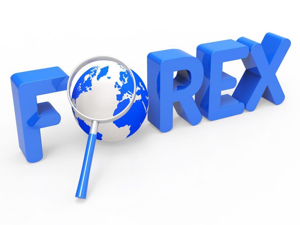 Free Image of Magnifier Forex Shows Currency Exchange And Fx 
