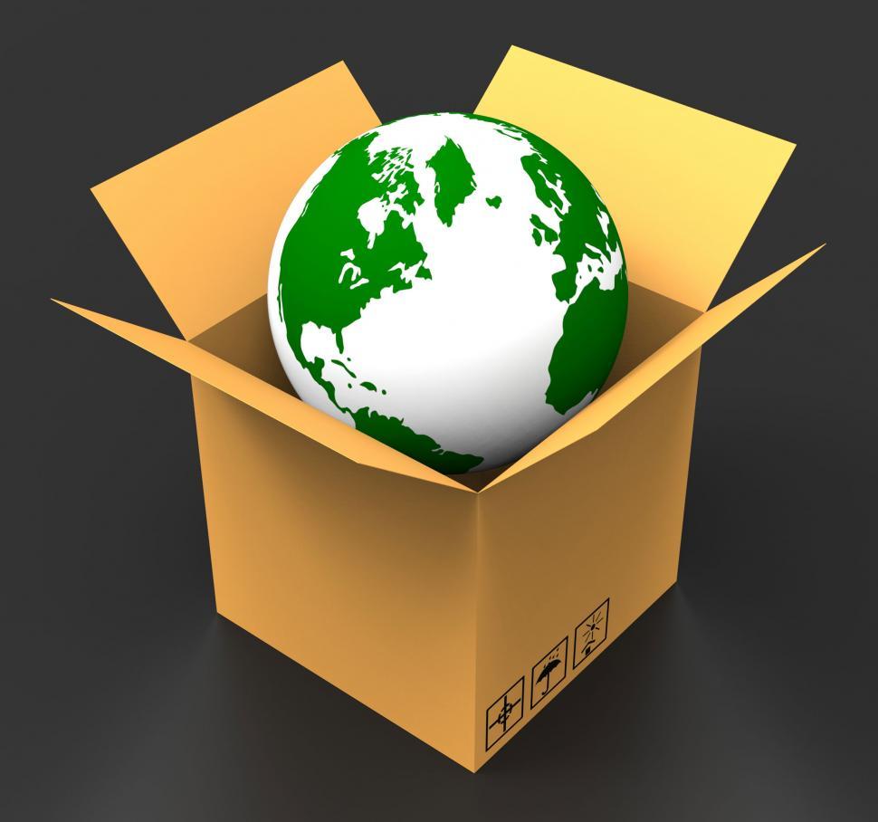 Free Image of World Delivery Indicates Sending Delivering And Postage 