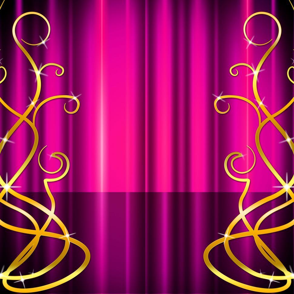 Free Image of Stage Pattern Indicates Live Event And Abstract 